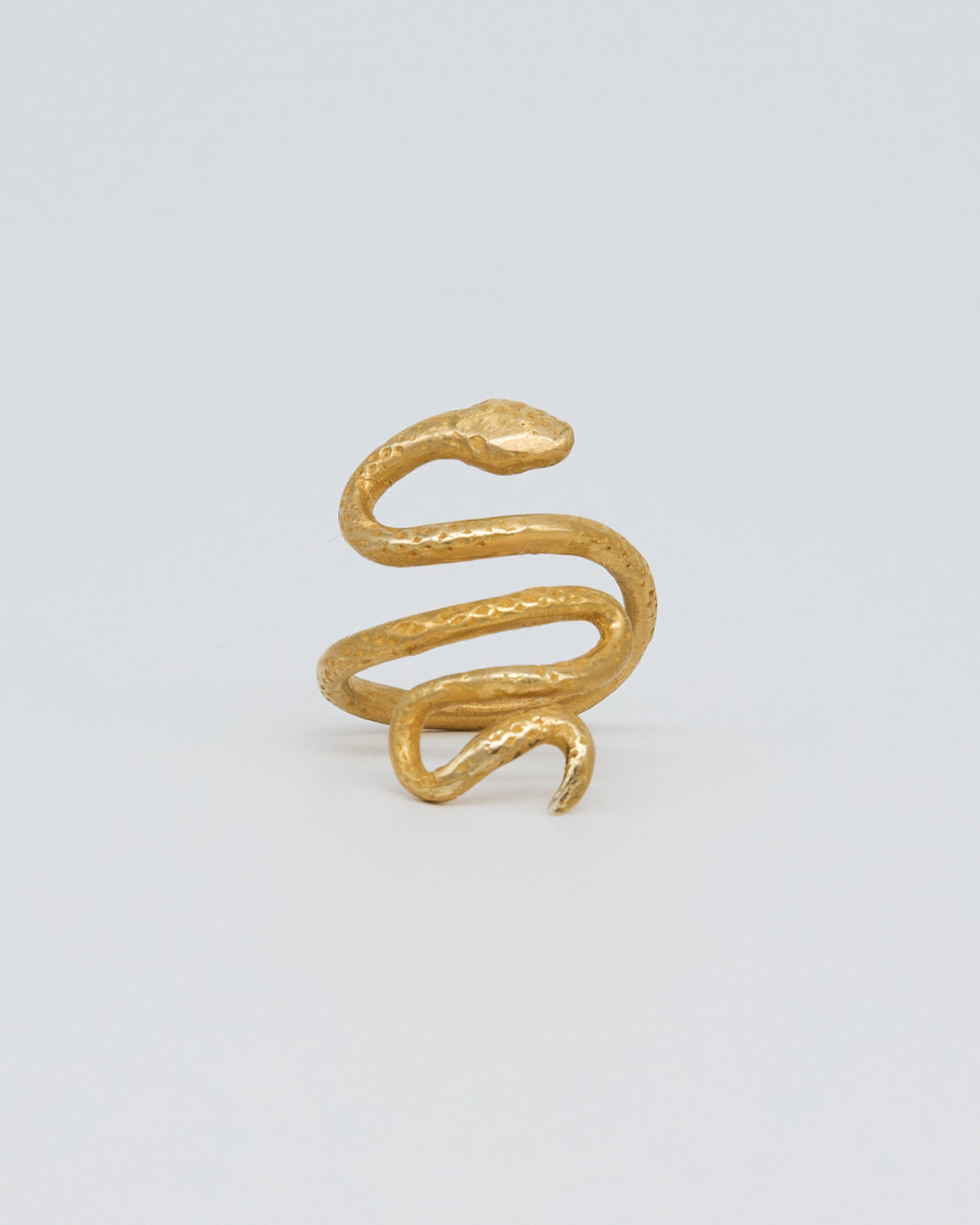 Asclepius ring 22 carat gold