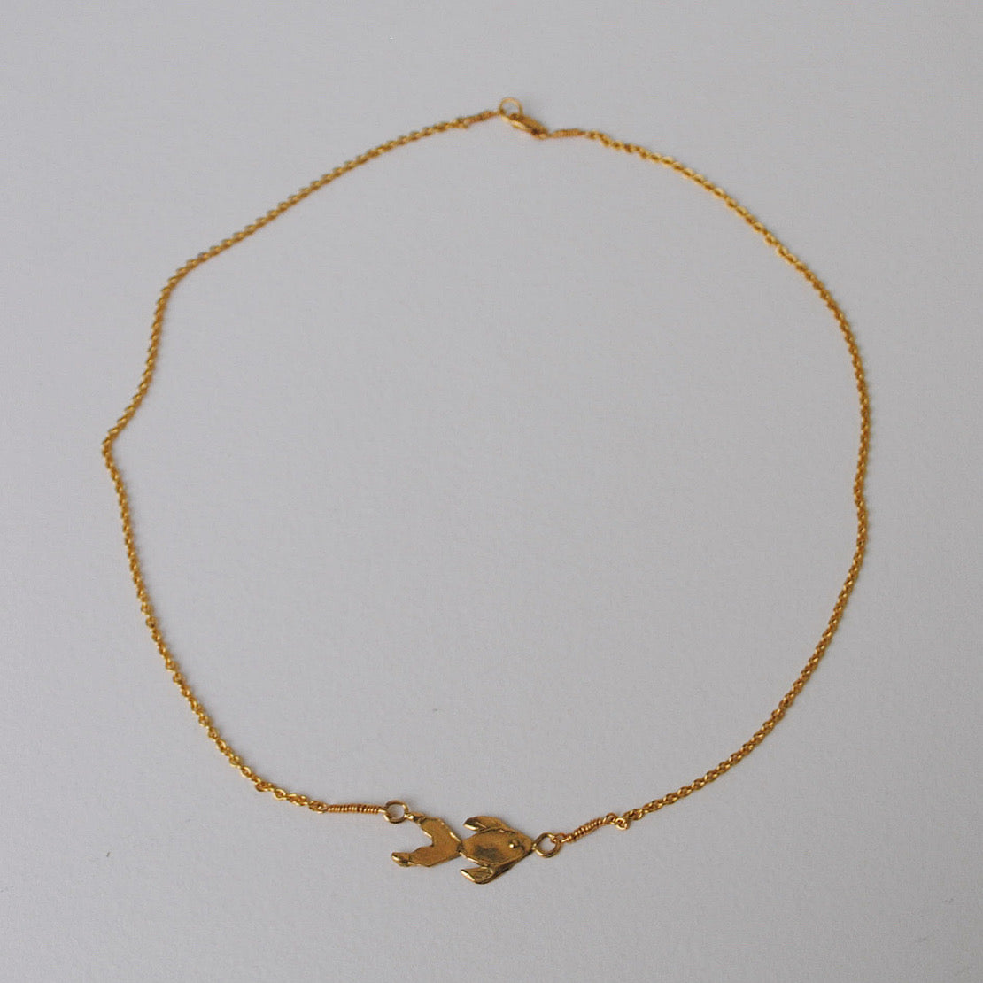 Goldfish necklace