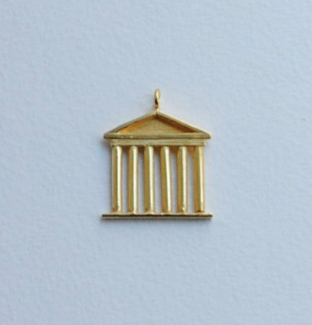 Parthenon pendant 18 CT gold